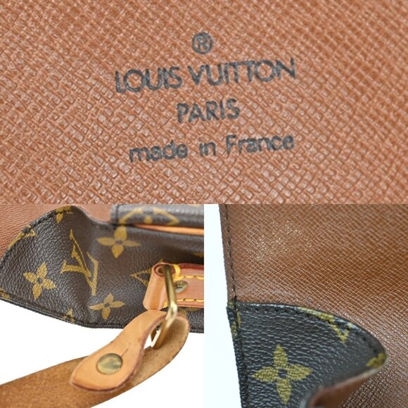 LOUIS VUITTON Cartouchiere GM Shoulder Bag Monogram Leather Brown - Picture 10 of 14